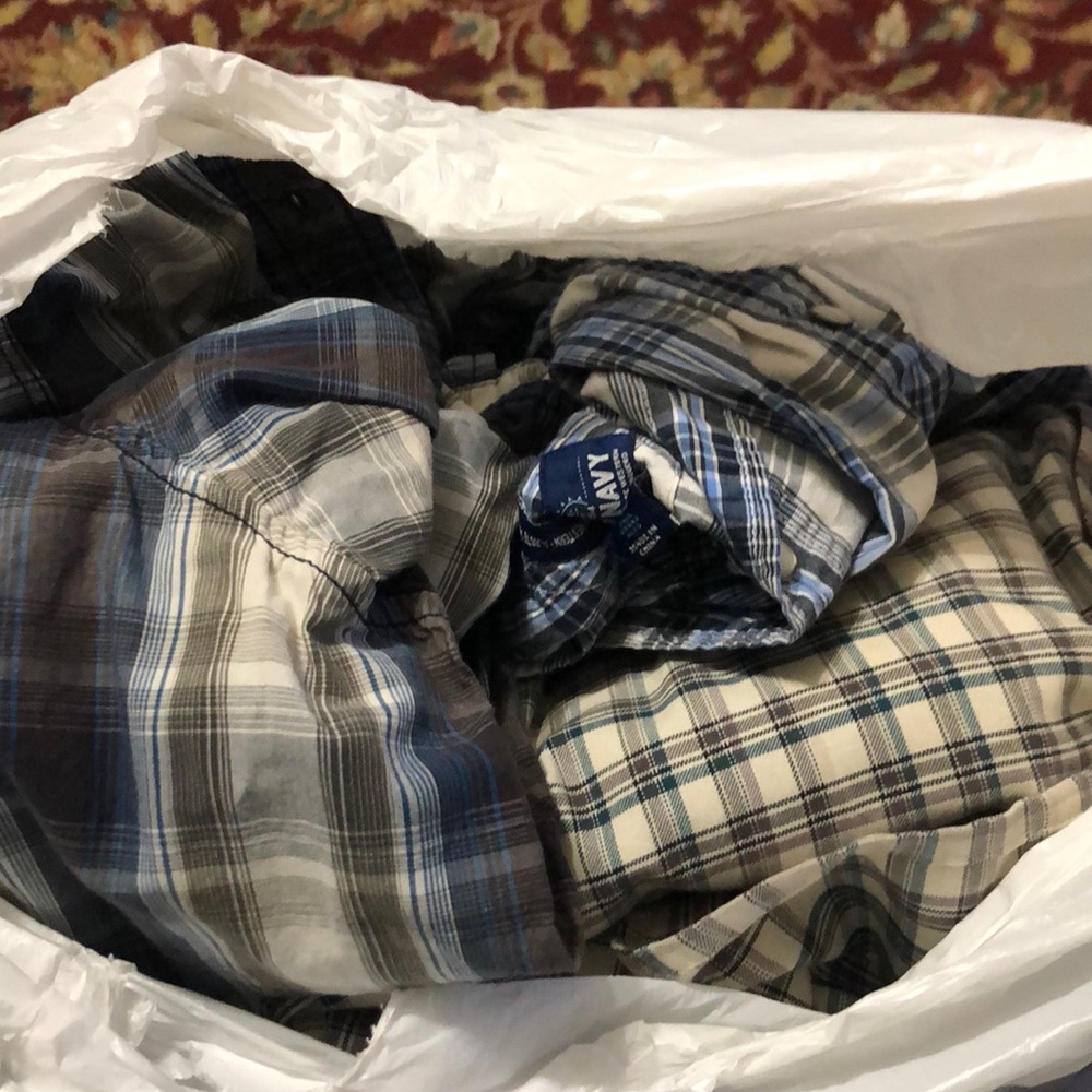 Bag of shirts button downs casual 2xl-3xlt
